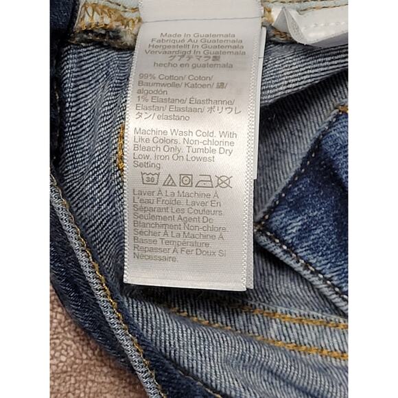 J Crew Denim Shorts XS Pacific Blue Cuffed Reimagined Cotton Minimalist Summer - Picture 9 of 10